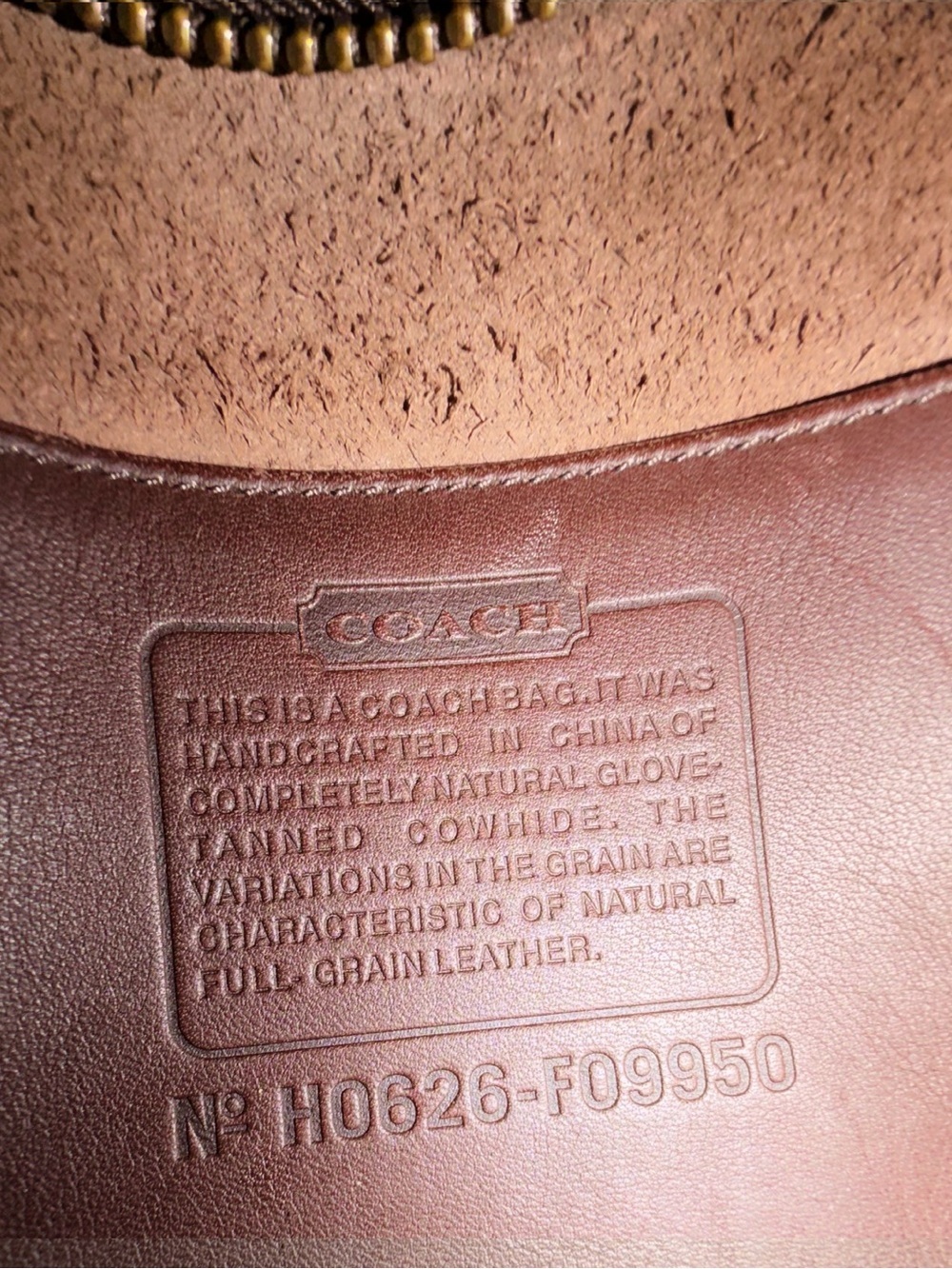 COACH JANICE’S LEGACY MAHOGANY BAG 9950 - Picture 17 of 17
